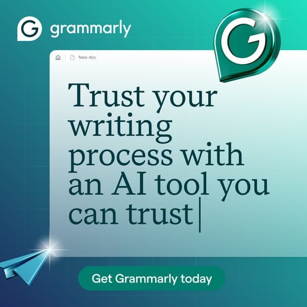 Demo Meta ad reskinned into the Grammarly brand