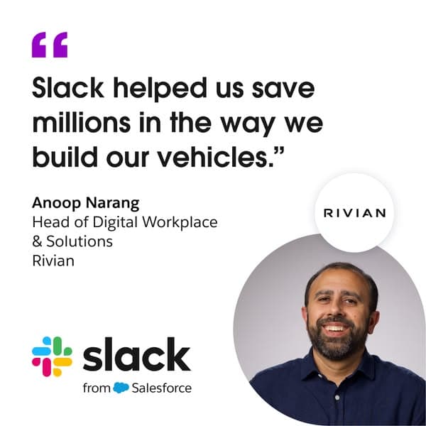 Demo Meta ad reskinned into the Slack brand